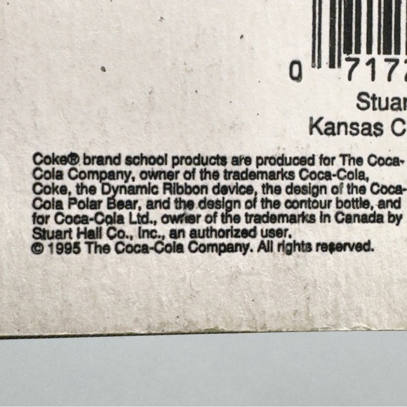 Vintage Coca-Cola Daily Planner w/ Ruler โ 1995 Stuart Hall, Polar Bear - Picture 12 of 14